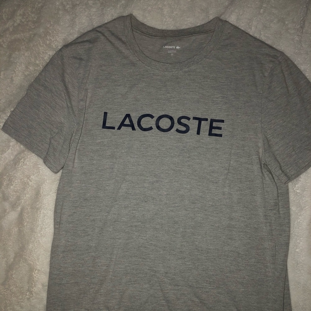 Lacoste grey t-shirt! 🐊